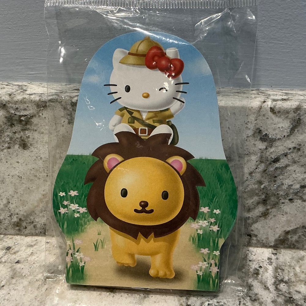NIP Vintage 2002 Sanrio Hello Kitty Jungle note pad 80 sheets Made in Japan